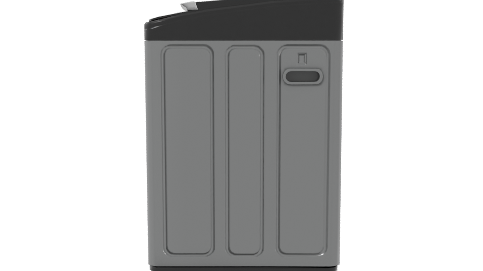 Stylish Top-Load Washing Machine 3D - Professional 3D Model Render 2