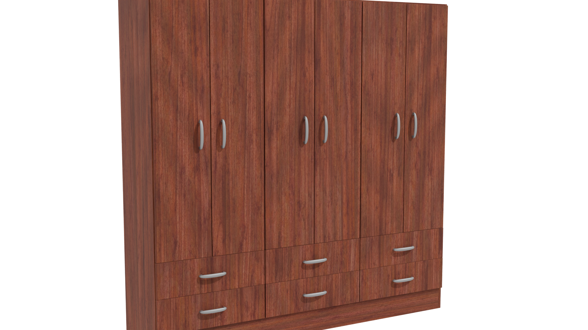 Elegant Wooden Cabinet 3D Model - Professional 3D Model Render 10