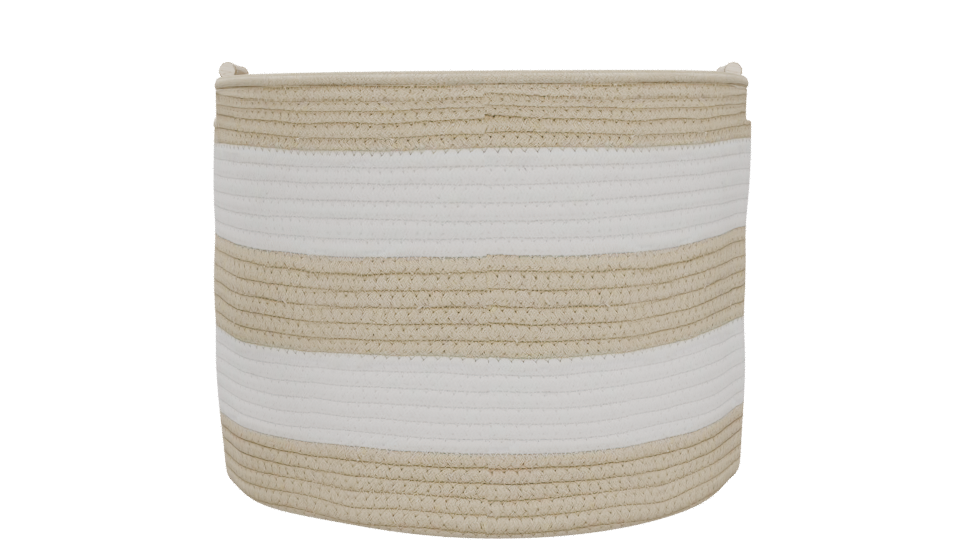 Stylish Woven Storage Basket 3D Model - Professional 3D Model Render 5