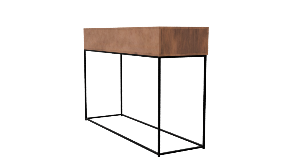 Stylish Minimalist Console Table 3D - Professional 3D Model Render 7