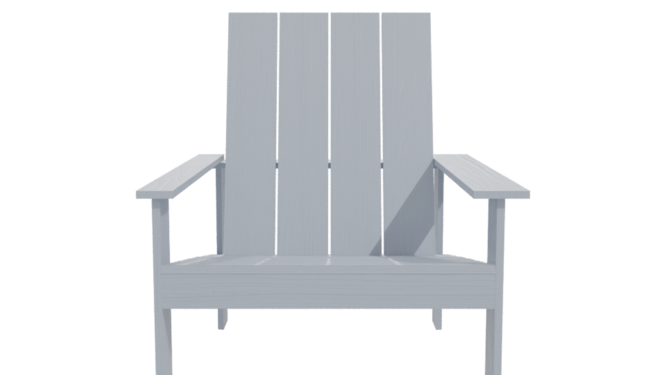Stylish Outdoor Lounge Chair 3D - Professional 3D Model Render 11