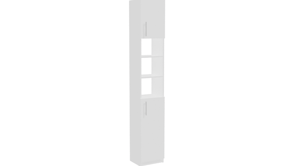 Sleek Modern Storage Cabinet 3D Model - Professional 3D Model Render 10