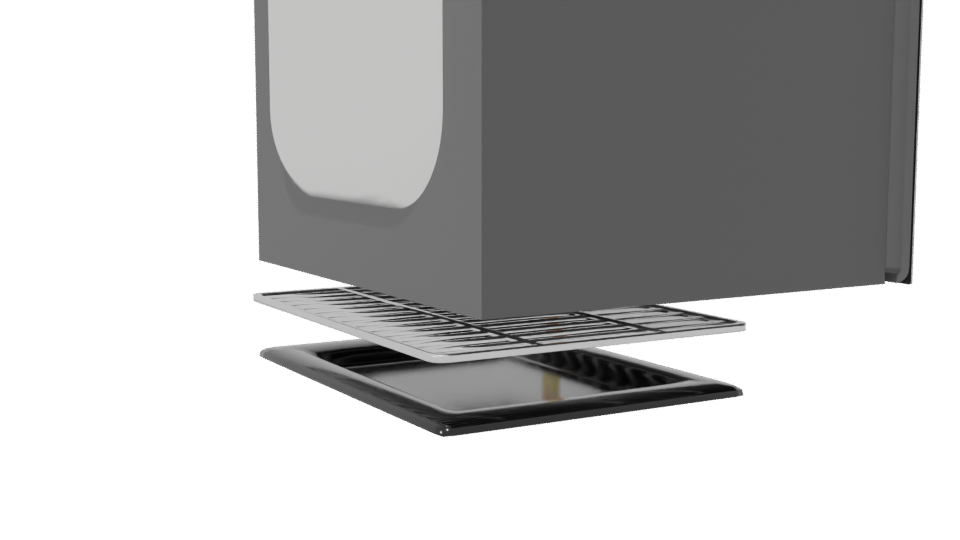 Sleek Digital Oven 3D Model - Professional 3D Model Render 7