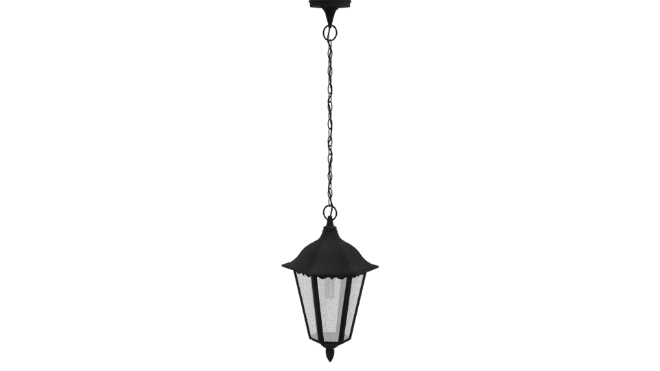 Stylish Hanging Lantern 3D Model - Professional 3D Model Render 3