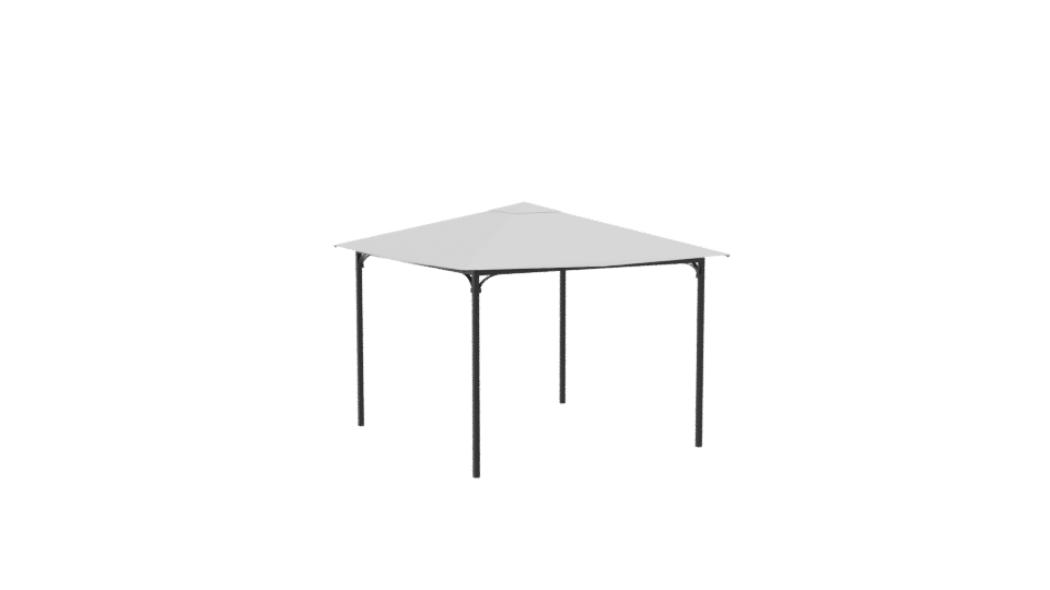 White Canopy Tent 3D Model - Professional 3D Model Render 13