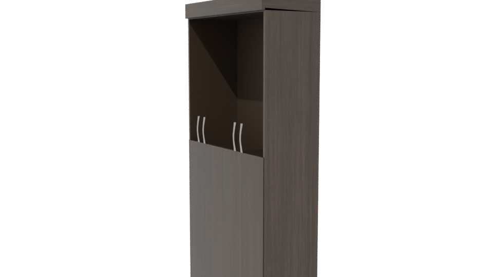 Elegant Wooden Storage Cabinet 3D - Professional 3D Model Render 13