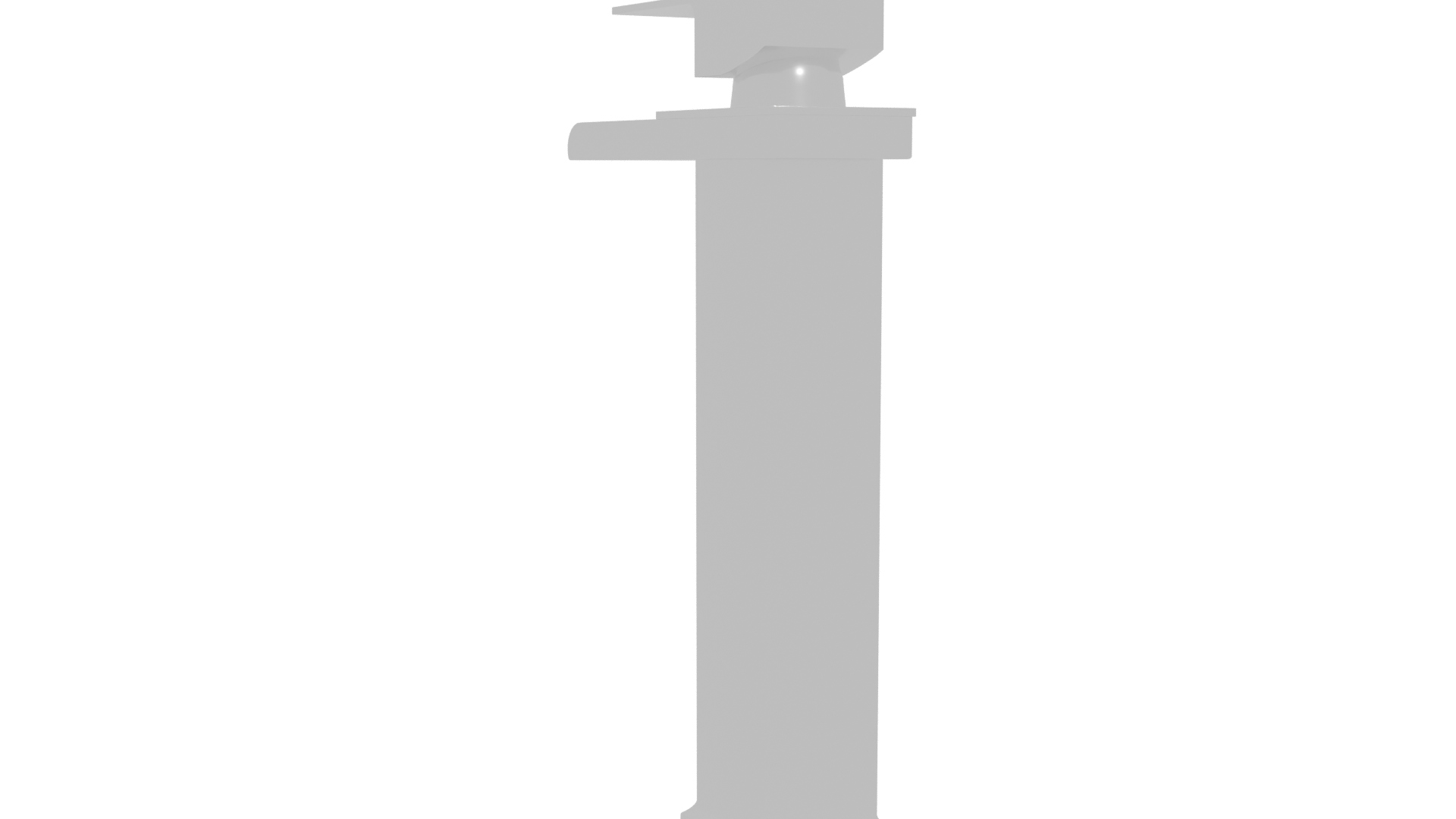 Modern Public Information Kiosk - Professional 3D Model Render 4