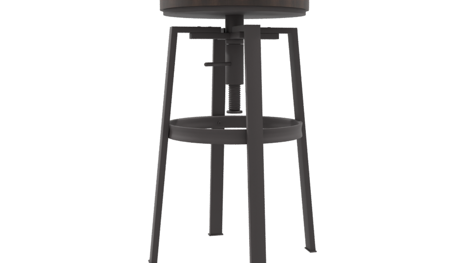 PISO Bar Stool 3D Model - Professional 3D Model Render 9