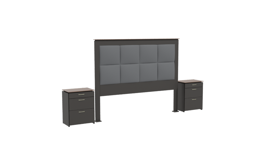 Elegant Bedroom Furniture Set 3D - Professional 3D Model Render 10