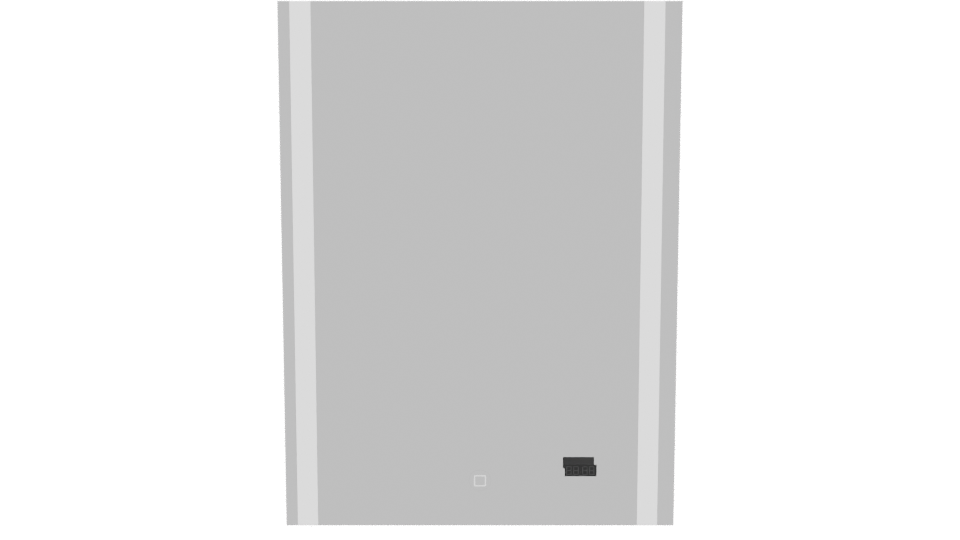 Sleek Modern Glass Display Cabinet 3D Model - Professional 3D Model Render 11