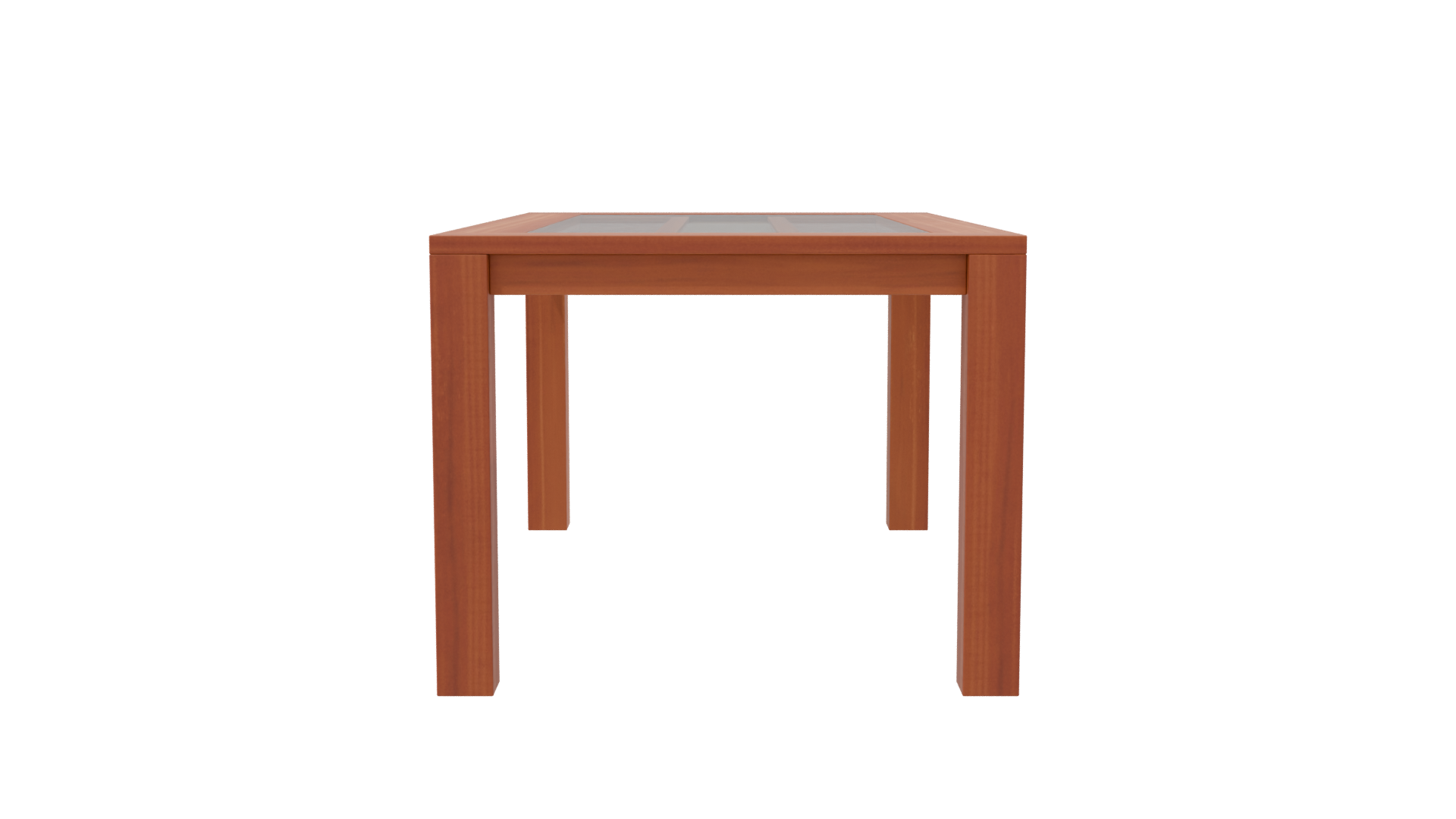 Stylish Wooden Dining Table 3D Model - Professional 3D Model Render 8