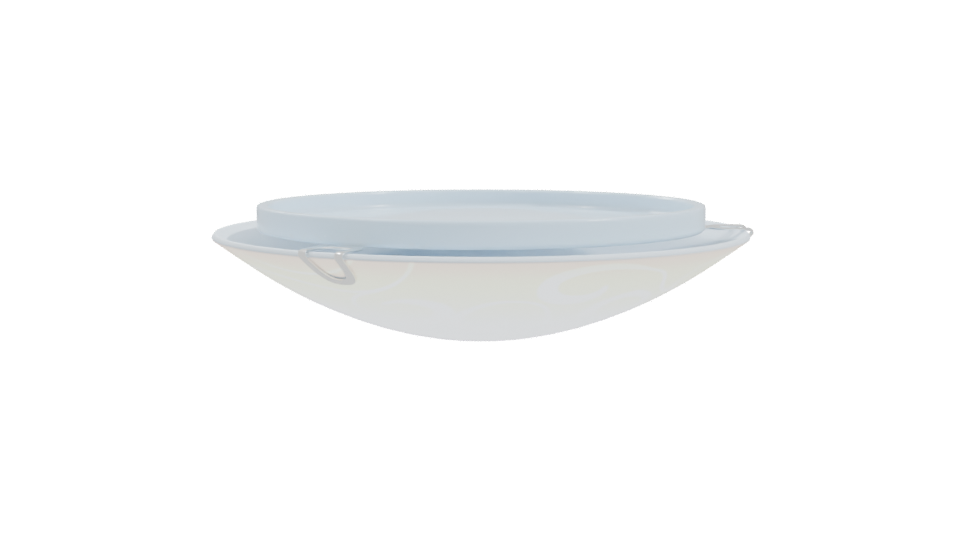 Elegant Ceramic Dish 3D Model - Professional 3D Model Render 10