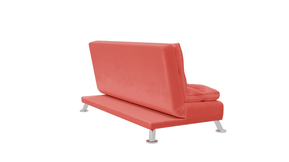 Stylish Red Sofa Chair 3D - Professional 3D Model Render 7