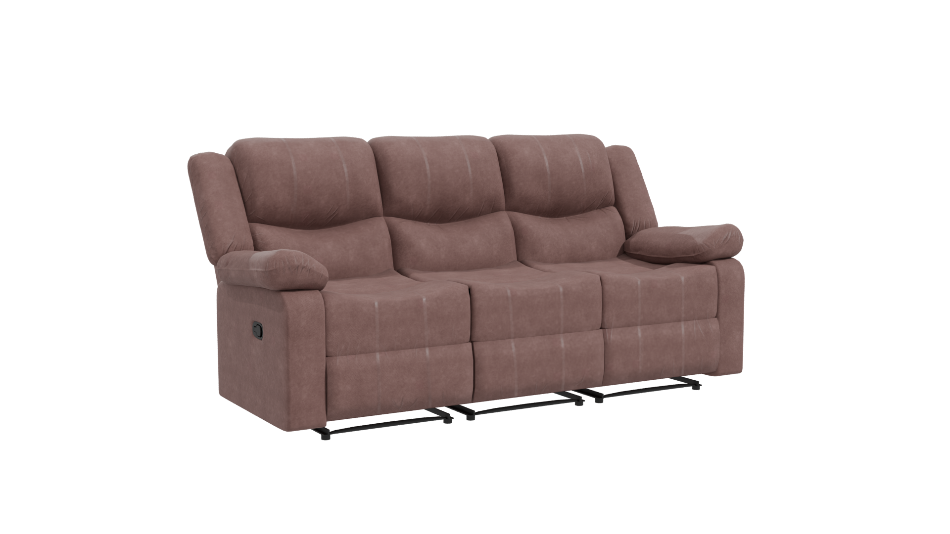 Contemporary Reclining Sofa Model - Professional 3D Model Render 10