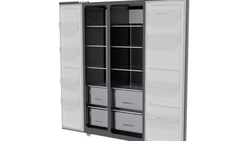 Side By Side WINIA INTERNO 3D Model - Professional 3D Model Render 12