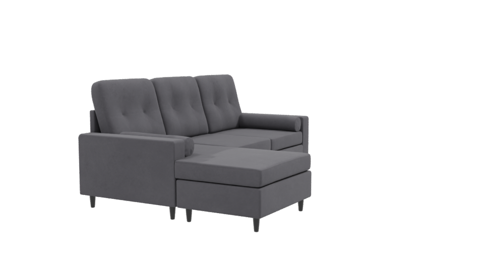 Stylish Modular Sofa 3D Model - Professional 3D Model Render 9