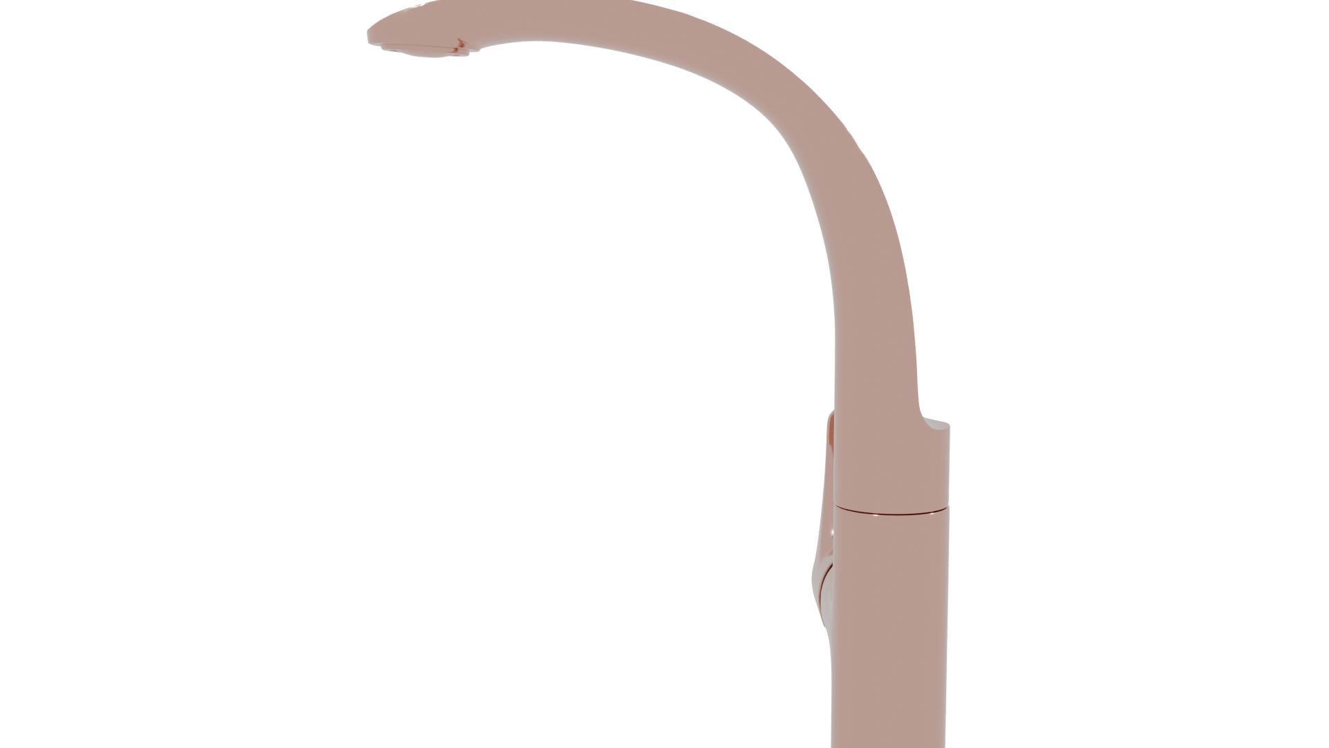 Stylish Copper Sink Drain Model - Professional 3D Model Render 2