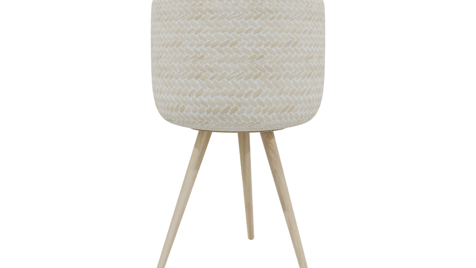 Stylish Plant Pot Stand 3D - Professional 3D Model Render 3