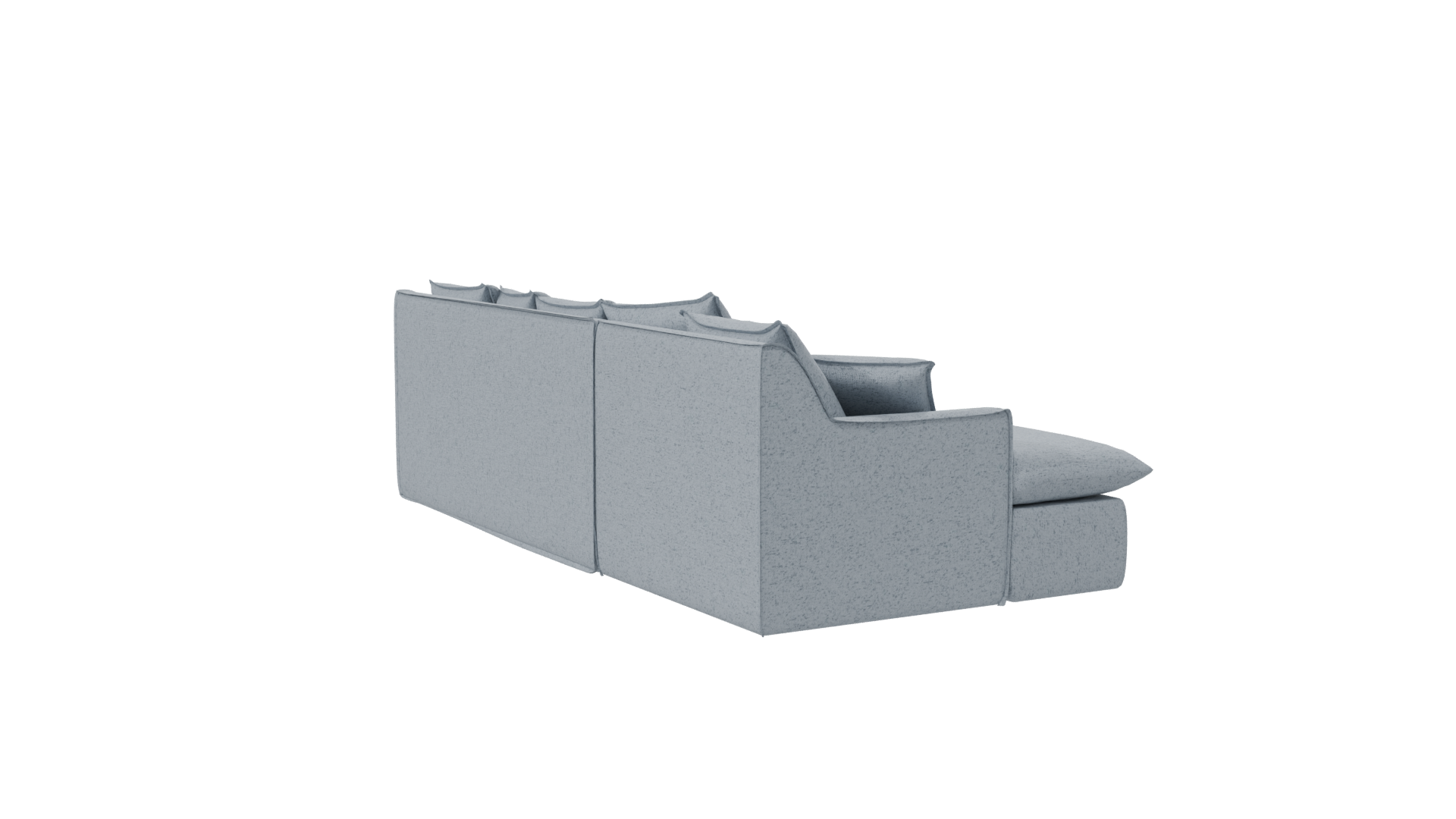 Stylish Sectional Sofa 3D Model - Professional 3D Model Render 7