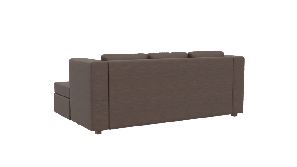 Cozy Fabric Sofa 3D Model - Professional 3D Model Render 4