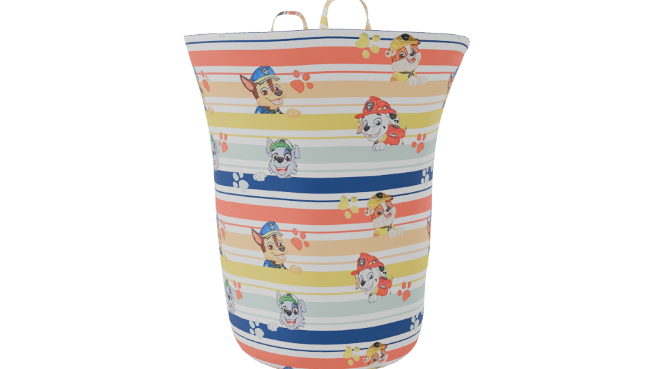Colorful Decorative Storage Bin 3D - Professional 3D Model Render 8
