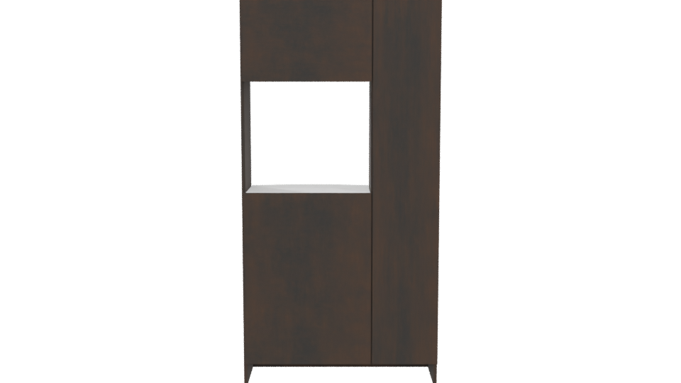 Stylish Wooden Cabinet 3D Model - Professional 3D Model Render 5