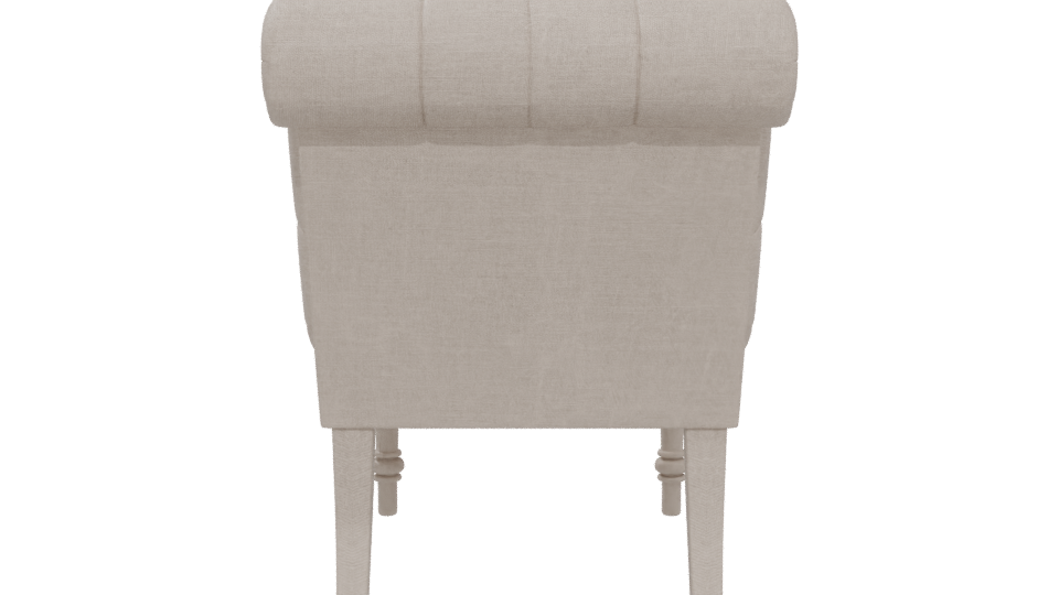 Elegant Fabric Accent Chair 3D - Professional 3D Model Render 5