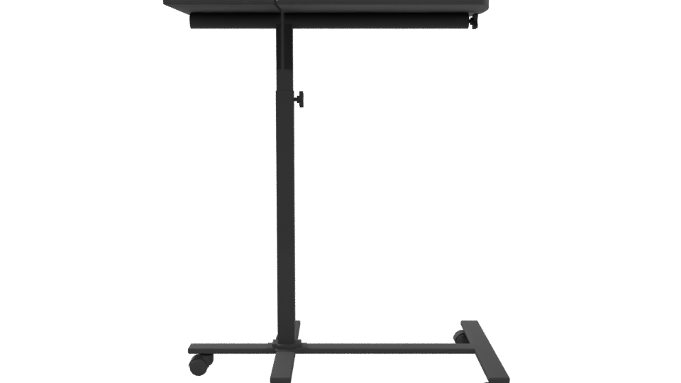 Adjustable Rolling Laptop Table 3D - Professional 3D Model Render 5