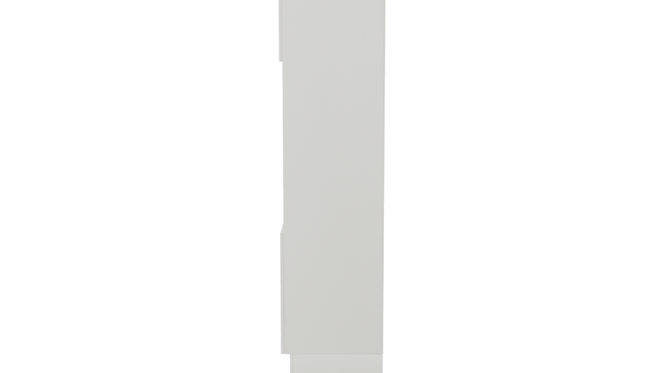 Modern Vertical Storage Unit 3D - Professional 3D Model Render 2