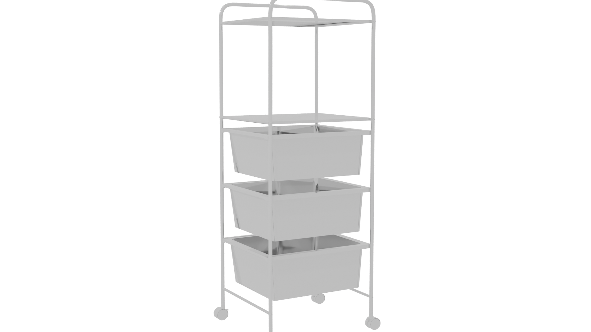 Colorful Storage Shelf Model 3D - Professional 3D Model Render 19