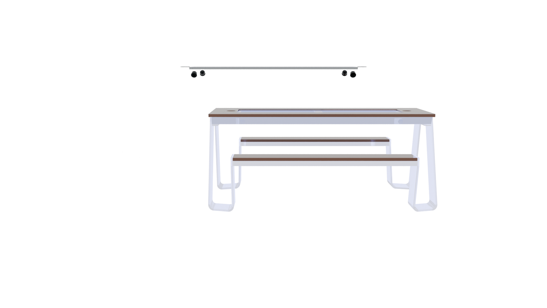Stylish Modern Coffee Table 3D - Professional 3D Model Render 11