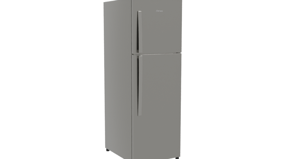 Sleek Stainless Steel Refrigerator 3D Model - Professional 3D Model Render 10