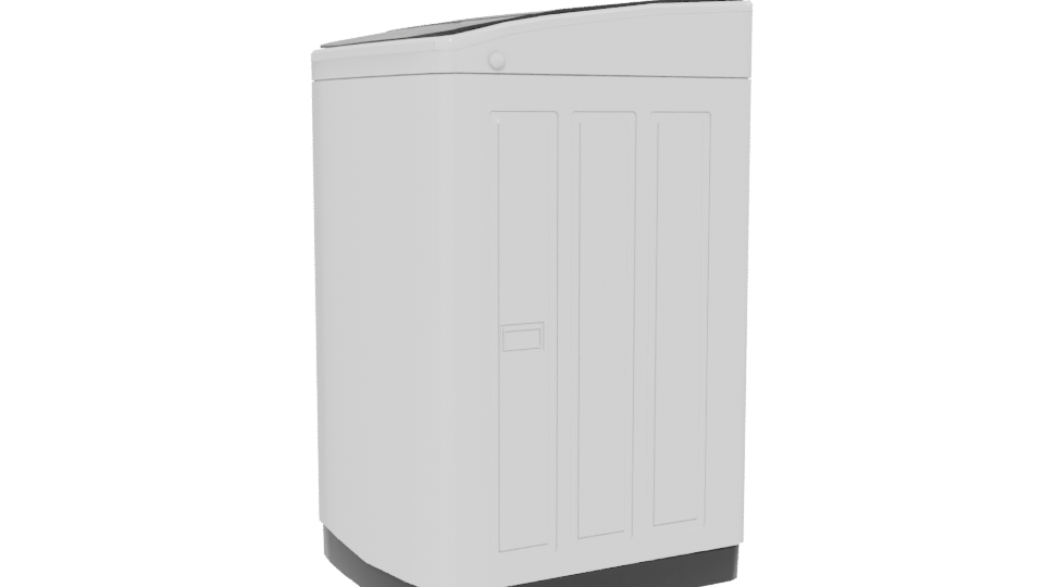 Top-Loading Washing Machine 3D Model - Professional 3D Model Render 13