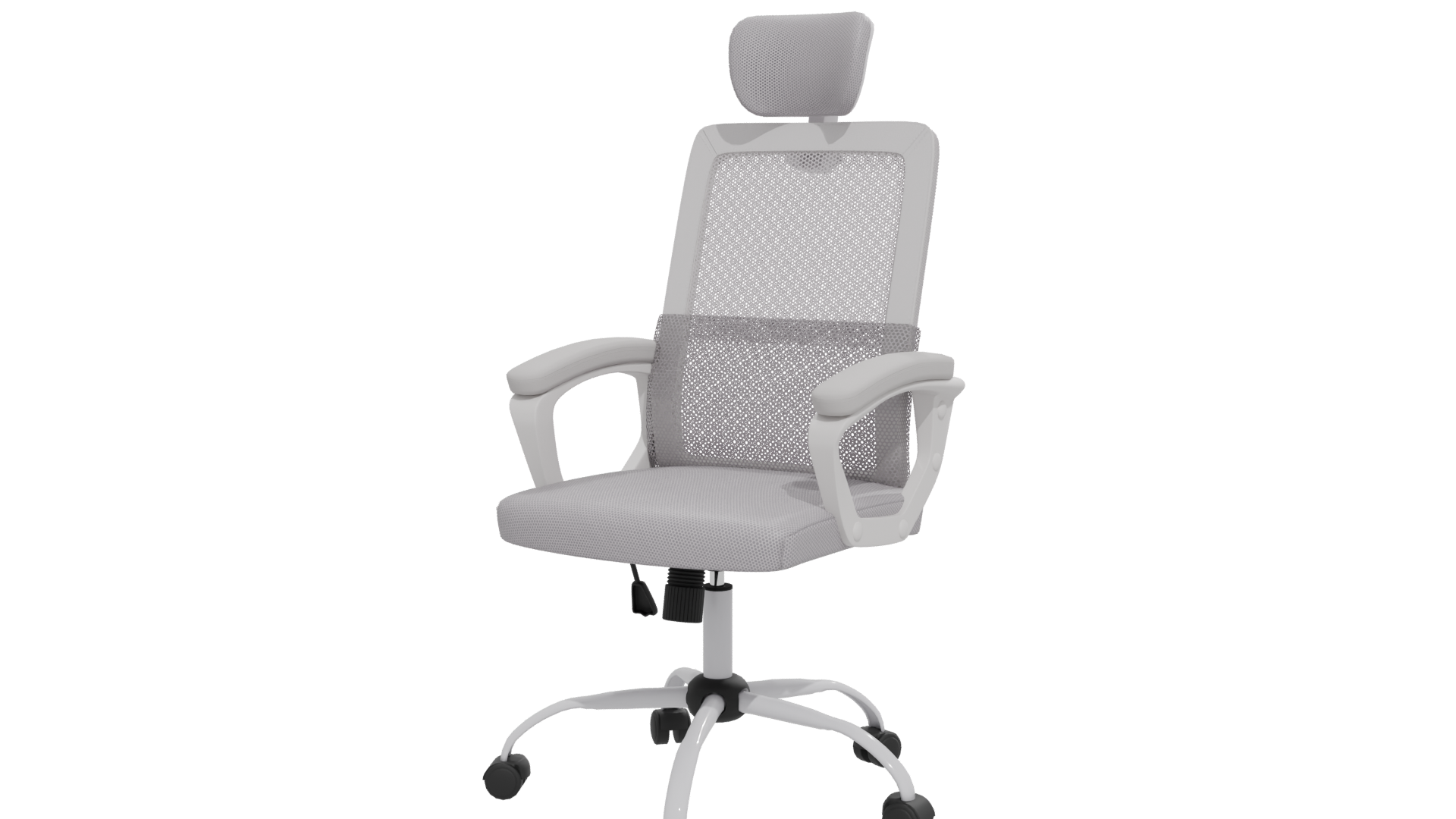 Ergonomic Office Chair Model - Professional 3D Model Render 12