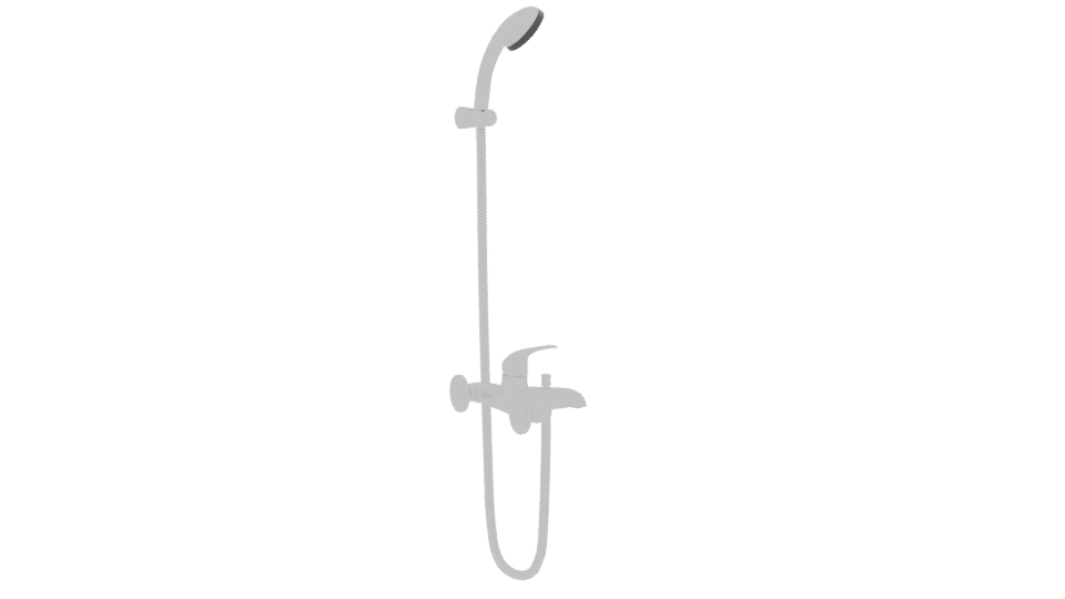 Sleek Modern Shower Head 3D Model - Professional 3D Model Render 7