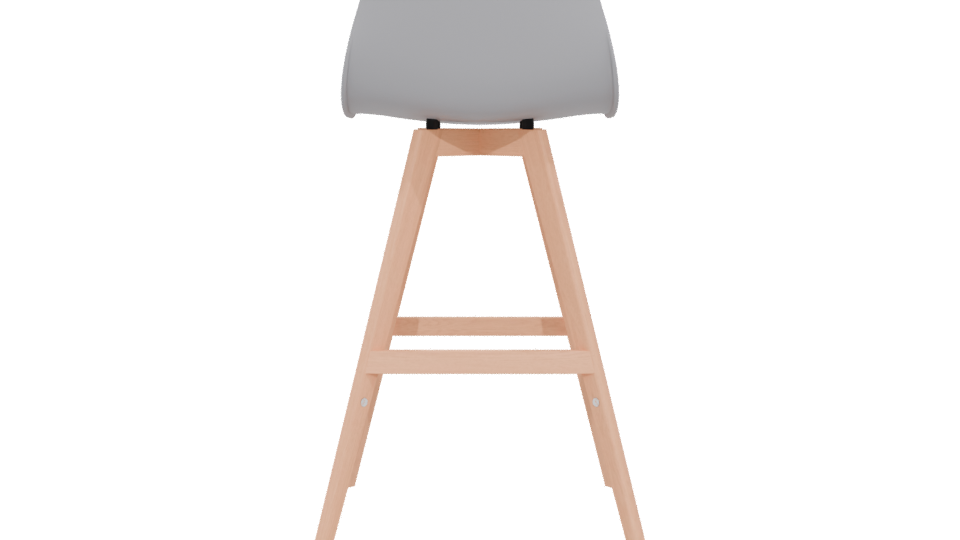 Stylish Bar Stool 3D Model - Professional 3D Model Render 5