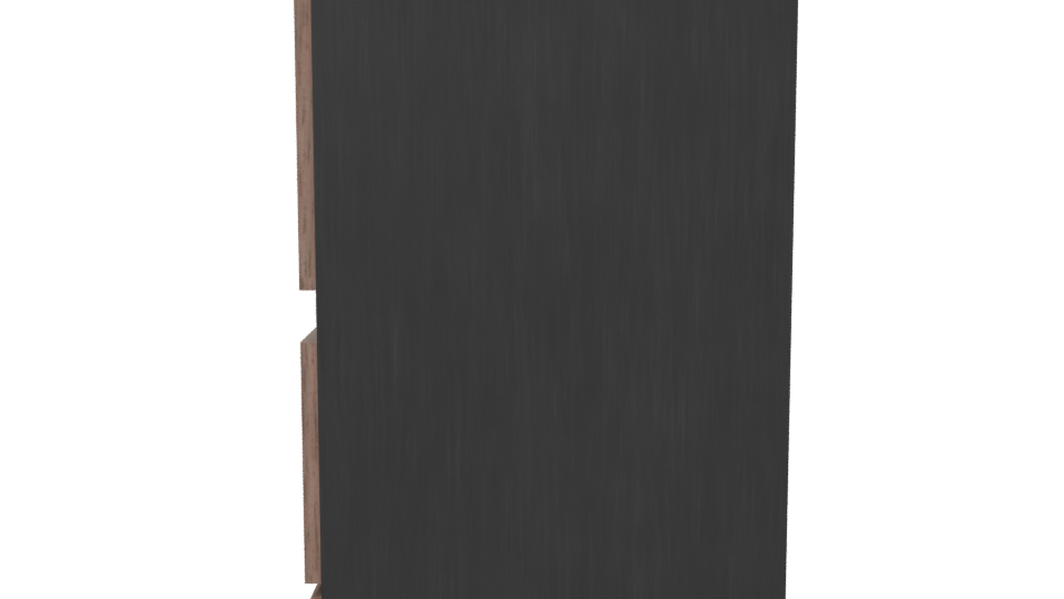 Buró Andalucia Nogal/Chocolate 3D - Professional 3D Model Render 2