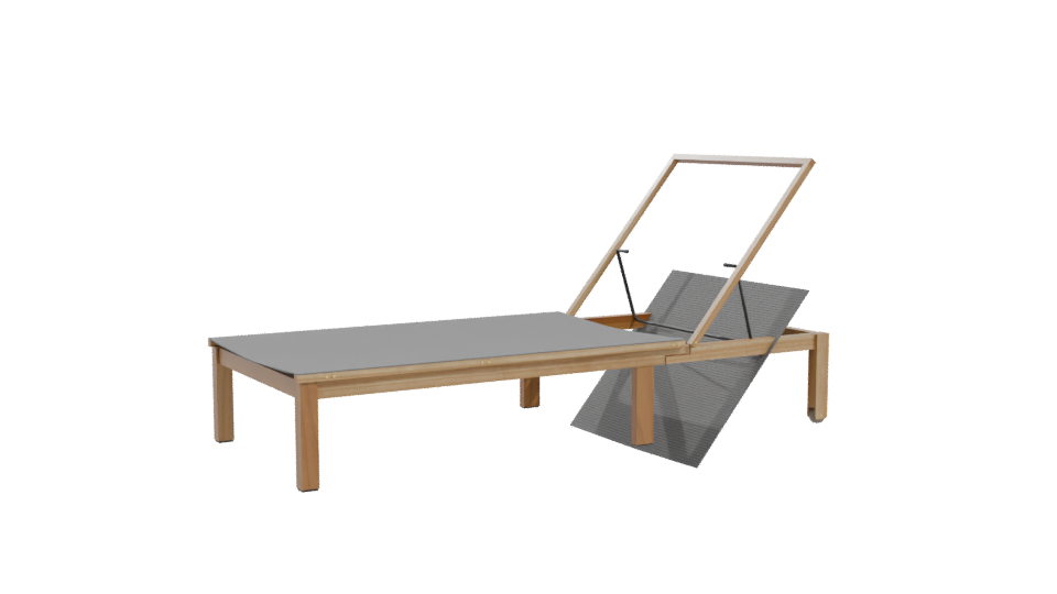 Stylish Outdoor Lounge Chair 3D - Professional 3D Model Render 10