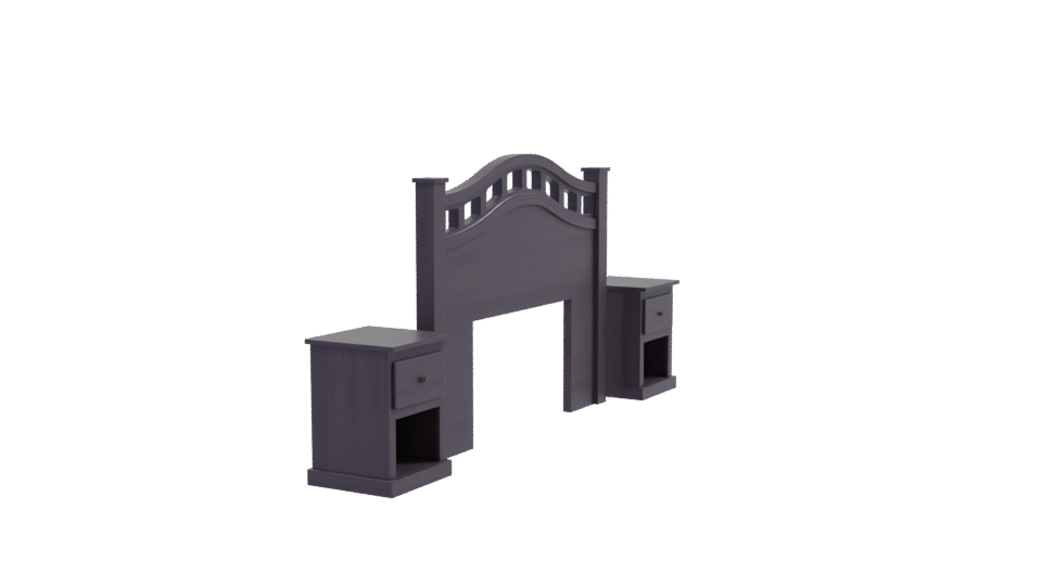 Elegant Bedroom Furniture Set 3D - Professional 3D Model Render 9