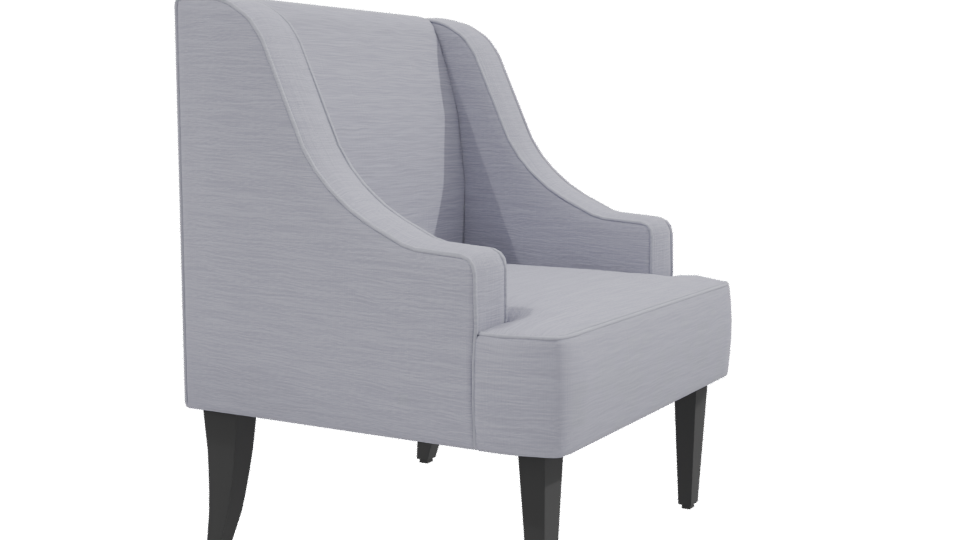 Elegant Modern Armchair Model - Professional 3D Model Render 9