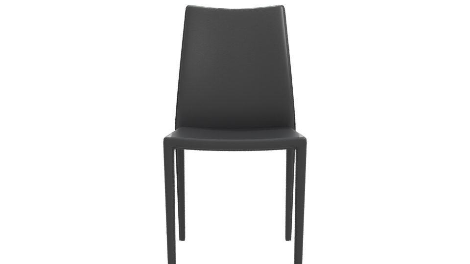 Sleek Modern Dining Chair 3D Model - Professional 3D Model Render 11