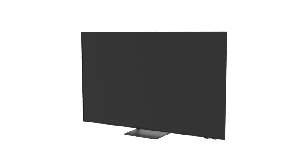 Sleek Modern Flat TV Model - Professional 3D Model Render 12