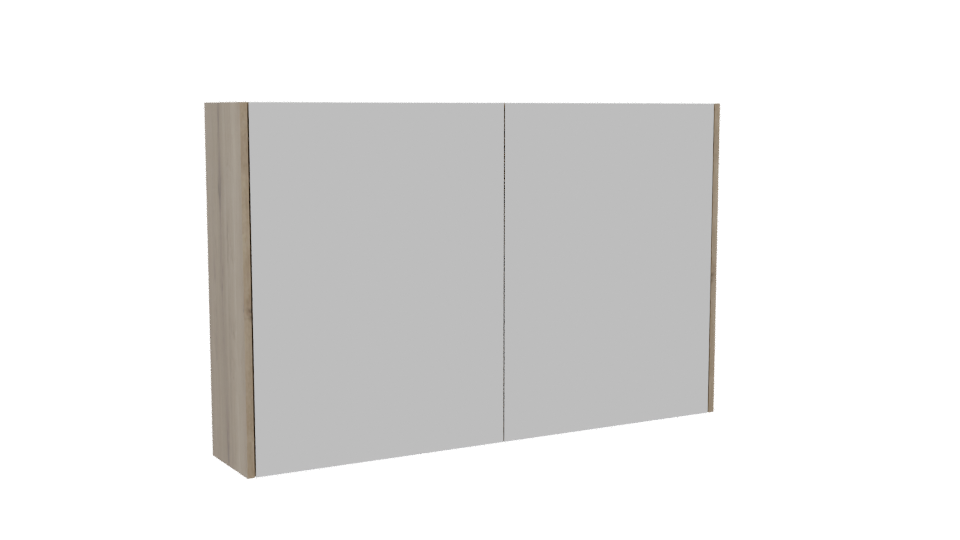 Stylish Modern Mirror Cabinet 3D - Professional 3D Model Render 10