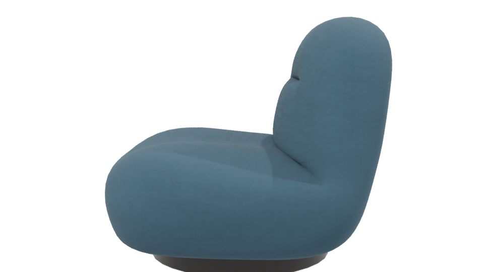 Stylish Modern Lounge Chair 3D - Professional 3D Model Render 2