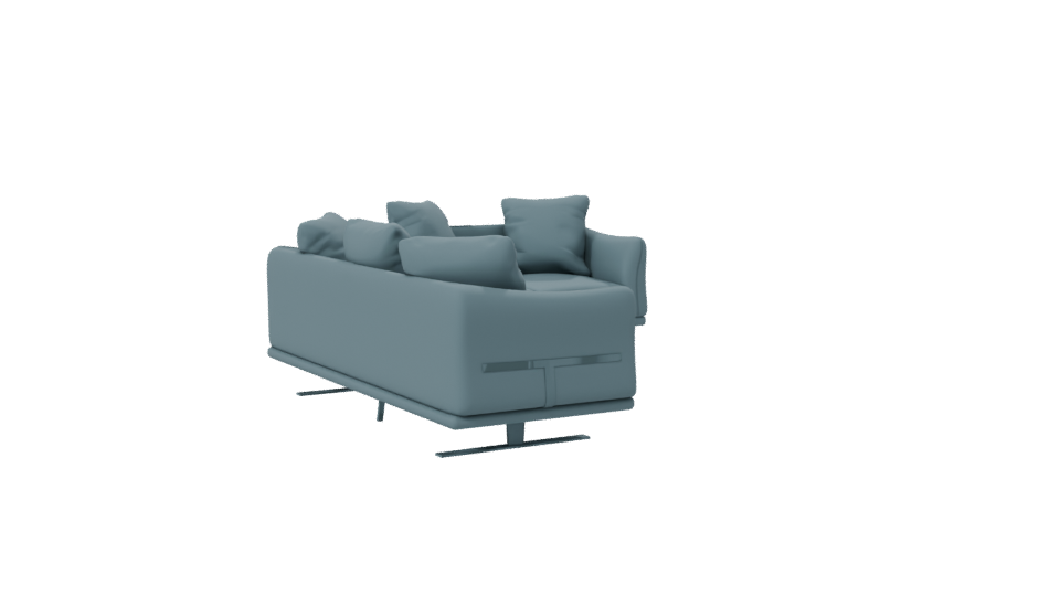 Stylish Modern Sectional Sofa 3D - Professional 3D Model Render 7