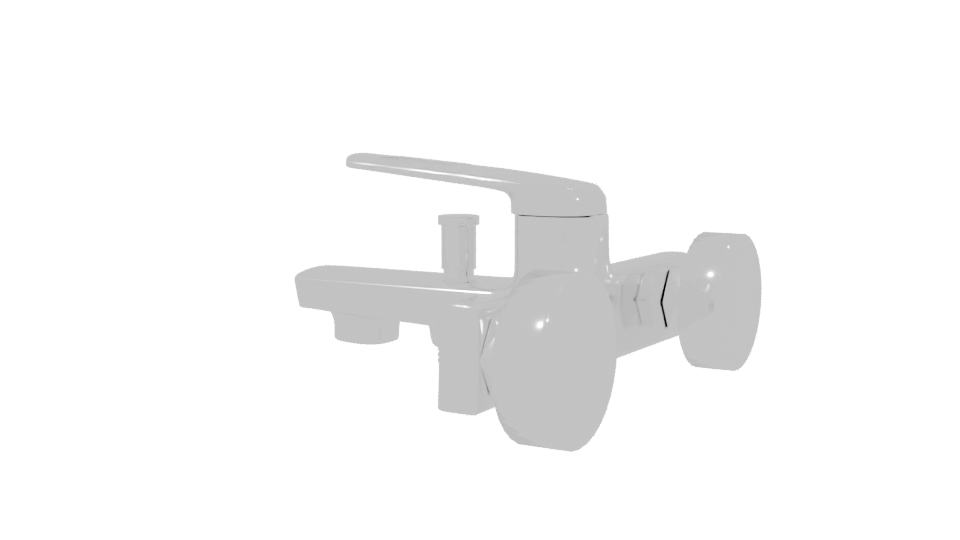 Stylish Bathroom Faucet 3D Model - Professional 3D Model Render 3