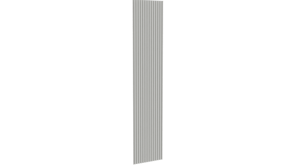 Stylized Vertical Slat Model - Professional 3D Model Render 4