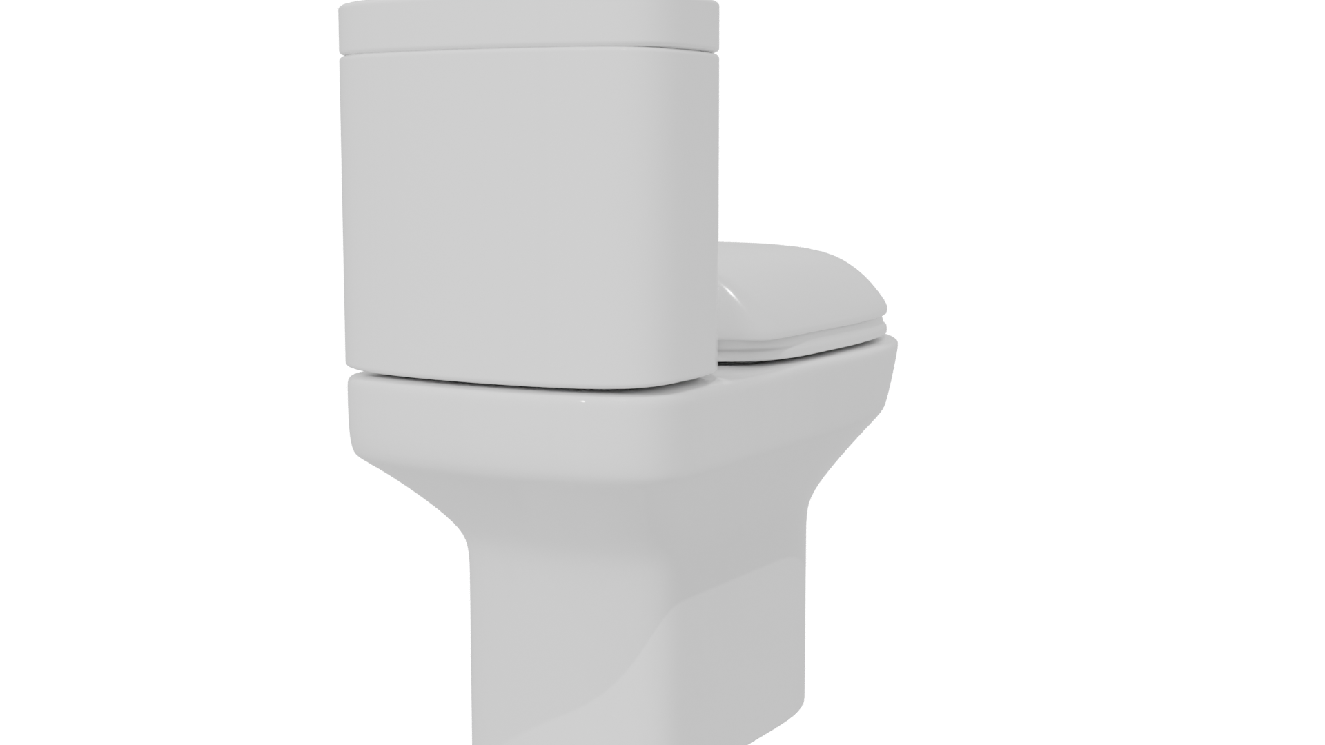 Sleek Modern Bathroom Toilet 3D Model - Professional 3D Model Render 18