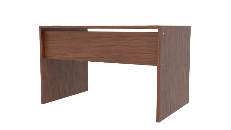 Stylish Wooden Office Table 3D - Professional 3D Model Render 6