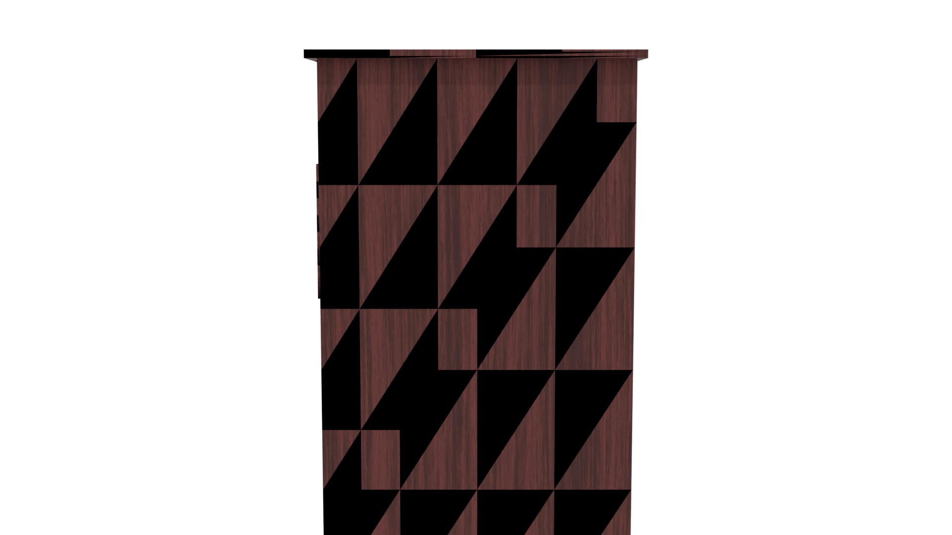 Elegant Wooden Writing Desk 3D Model - Professional 3D Model Render 8